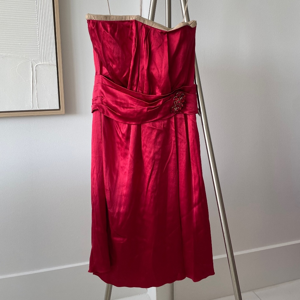 Dolce Gabbana Strapless Mini Dress